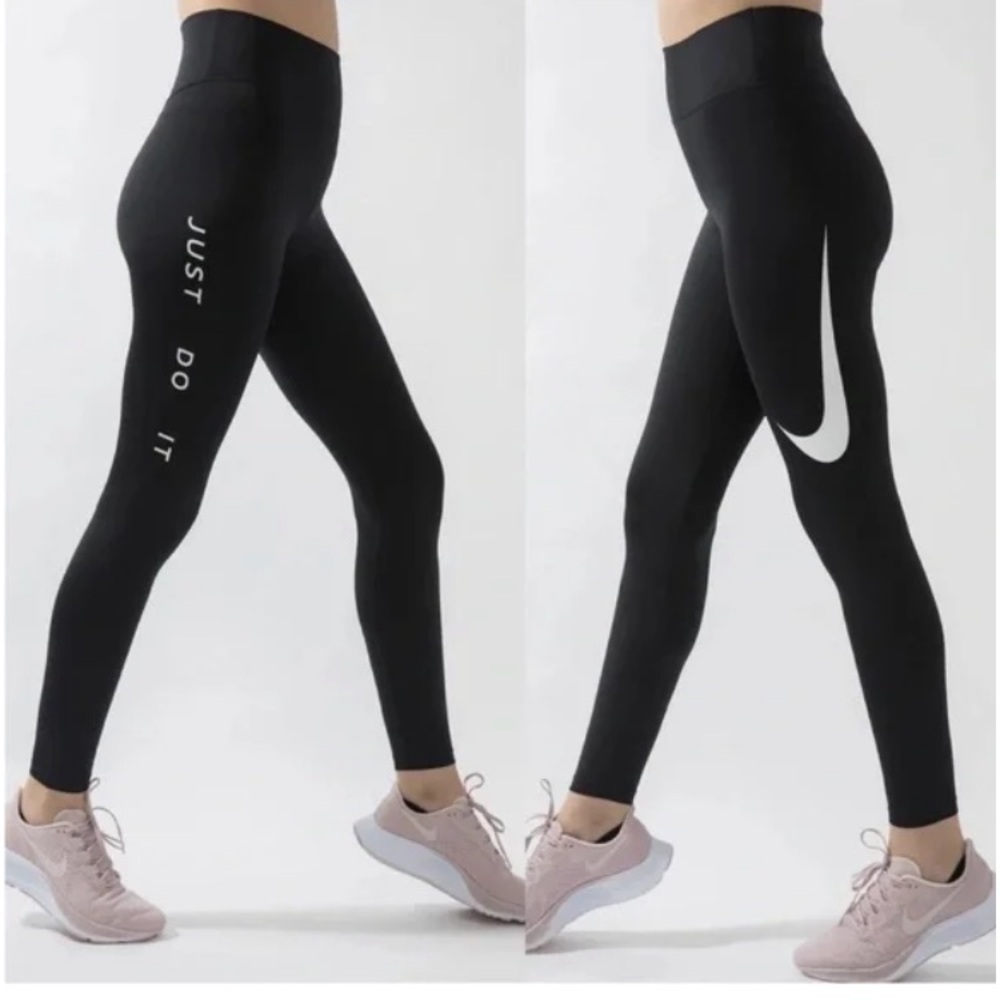 🏀 Nike • Black logo tights